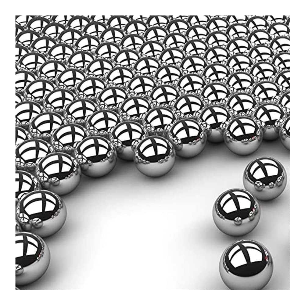 WALENI 50/100pcs 5mm 6mm 7mm 8mm Steel Ball Mud Ball for Hunting Stainless Steel Catapult Outdoor(7mm 50pcs)
