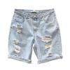 Men's Retro Straight Loose Denim Shorts Casual Slim Fit Jean Shorts Classic Summer Short Pants with Pockets (Light Blue2,XX-Large) view 1