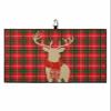 SEVENBABU Golf Towels for Golf Bags with Clip, Funny Microfiber Waffle Pattern Golf Towel, Christmas Reindeer Buffalo Check Plaid Pattern Golf Accessories for Men and Women Gifts 24x16 inch view 1