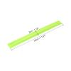 PATIKIL Reflective Bands, 12 Pcs High Visibility Reflective Arm Wrist Ankle Band Safety Reflector Strips for Night Running Cycling, Green Yellow view 2