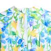Alakuoti Long Sleeve One Piece Ruffle Swimsuit for Toddler Girls Baby Girl Rashguard Shirt with UPF 50+ Sun Protection (as1, Age, 5_Years, 6_Years, Yellow Flower) view 4
