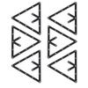 6PCS Rack Billiards Sheet, Pool Table Triangle Ball Holder Suitable for 8, 9, and 10 Ball Rack Billiard Table Pool Cue Accessories view 1