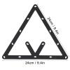 6PCS Rack Billiards Sheet, Pool Table Triangle Ball Holder Suitable for 8, 9, and 10 Ball Rack Billiard Table Pool Cue Accessories view 2