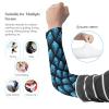 Blue Dragon Scales Cooling Arm Sleeve for Men Women UV Sun Protection Compression Sports Sleeves 1 Pair view 3
