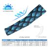 Blue Dragon Scales Cooling Arm Sleeve for Men Women UV Sun Protection Compression Sports Sleeves 1 Pair view 2