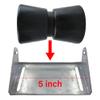 COLOFULWAY Black Boat Trailer Keel Rollers Fits 5 Inch Boat Trailer Bracket view 2