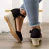 Ladmiple Wedge Sandals For Women Wide Width Women's Summer Espadrilles Sandals Platform Sandals Wedge Ankle Strap Open Toe Sandals view 3