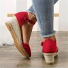 Ladmiple Sandals Women Platform Sandals for Women Wedge,Womens 2021 Comfy Slip-On Sandals Summer Casual Beach Shoes Open Toe Espadrille Platform view 4