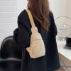 Corduroy Sling Bag Fanny Pack Crossbody Purse Mini Backpack Small Tote Bag (Khaki) view 2