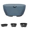 WORUO Waterproof Stock Tank CoverKeep Your Stock Tank and Pool Clean, Keep Leaves and Debris out, Tear-Resistant and UV Resistant for Dustproof Weather Resistant (for 150 Gallon Oval Tank) view 1