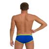 ARENA One Men's Big Logo Swim Brief One Piece Construction MaxLife Practice Suit, Neon Blue/Soft Green, US Size 26 view 2
