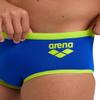 ARENA One Men's Big Logo Swim Brief One Piece Construction MaxLife Practice Suit, Neon Blue/Soft Green, US Size 26 view 4