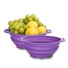 Jovilife Collapsible Mixing Bowl 2 Pack Camping Bowl Outdoor Hiking Travel 61 oz Collapsible Bowl for Storage and Mixing Food-Grade Silicone Food Storage Container(Purple) view 1