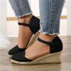 Ladmiple Women'S Platform & Wedge Sandals Size 5 Women's Summer Espadrilles Sandals Platform Sandals Wedge Ankle Strap Open Toe Sandals view 2
