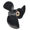 Xspeed Aluminum 3 Blades Outboard Propeller for 4-1/4" Gearcase Mercury Engines 40-140HP,15 Spline Tooth,RH (14x15) view 2