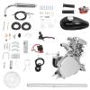 DDBESSIC 100cc Bicycle Motor Kit, 2-Stroke Gas Motor Bike Kit Conversion CDI Upgraded Motorized Bike Kit for Most 26" 28" V Frame Bikes Bicycle Scooter, 36Tooth Chain view 2