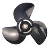 Xspeed Aluminum 3 Blades Outboard Propeller for 4-1/4" Gearcase Mercury Engines 40-140HP,15 Spline Tooth,RH (14x17) view 4