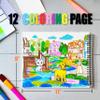 600+ Animal Habitat Stickers & 12 Habitat Scenes & 12 Coloring Pages Spiral Book for Kids Ages 12+ Innovative Car/Plane Activities | Develop Imagination & Creativity Design for Fun & Learning view 4
