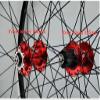 ZECHAO Mountain Bike Wheelset 26/27.5/29Inch,Disc Brake Double Wall Bike V-Brake Rim 32 Hole Sealed Bearings for 7/8/9/10/11 Speed Wheelset (Color : Red hub, Size : 26inch) view 3