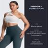 Aoxjox High Waisted Workout Leggings for Women Tummy Control Buttery Soft Yoga Metamorph Deep V Pants 26" (A Blueberry, X-Small) view 4