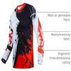 Child Element Racewear powersports Jerseys Cycling MTB Bicycle Mountain Bike Jersey Shirt for Youth Red view 4