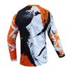 Child Element Racewear powersports Jerseys Cycling MTB Bicycle Mountain Bike Jersey Shirt for Youth Orange view 4