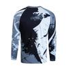 Child Element Racewear powersports Jerseys Cycling MTB Bicycle Mountain Bike Jersey Shirt for Youth Gray view 3