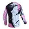 Child Element Racewear powersports Jerseys Cycling MTB Bicycle Mountain Bike Jersey Shirt for Youth Pink view 3