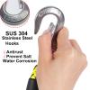 Boat Tow Harness for Tubing, 60ft Boat Tow Rope with Floats Towable Tubes for 1-6 Riders, Stainless Steel Hook at Each End, Idear for Water Sports view 3