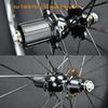 ZECHAO 700C Road Bike Wheels,C-Brake Double Wall Aluminum Alloy V-Brake Cycling Wheels Rim Height 30MM 24 Hole for 7/8/9/10/11/12 Speed Wheelset view 2