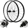 ZECHAO Mountain Bike Wheels 26 Inch/27.5inch, Double Wall Cycling Mountain Rim Disc Brake 24 Hole Quick Release for 8-12 Speed Wheelset (Color : Silver, Size : 29inch) view 1