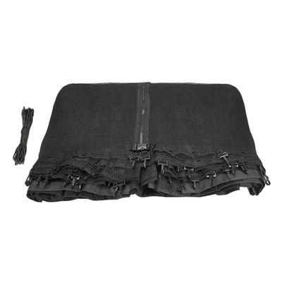 Wedhapy Trampoline Accessories Trampoline Safety Net Trampoline Netting Replacement Bounce Replacement Safety Nets with Round Frames for 6 Straight Poles 5FT Black