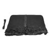 Wedhapy Trampoline Accessories Trampoline Safety Net Trampoline Netting Replacement Bounce Replacement Safety Nets with Round Frames for 6 Straight Poles 5FT Black view 1