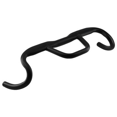 WEERAS Bicycle Aluminum Flat Tube Gravel Handlebar 31.8 Diameter, 420mm-520mm, 25 camber angle, for Touring Bikes