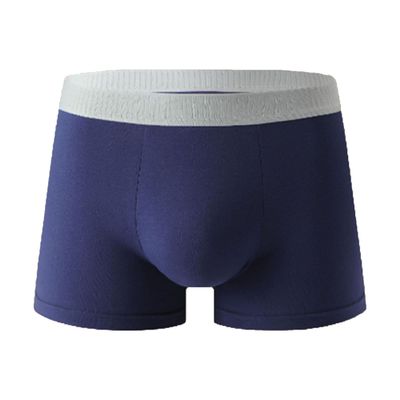 JEsilunmaMY Mens High Stretch Cotton Boxer Trunks Moisture-Wicking Breathable Underwear Soft Comfortable Pouch Boxer Briefs (Blue10-1PC,X-Large)