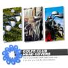 Toddmomy Golf Club Covers Wedge Iron Headcover 10Pcs Golfs Club Covers Golfing Club Covers Portable Protectors for Golfs Club Golfs Supplies view 2