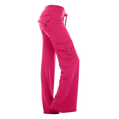 Bootcut Yoga Pants Women's Stretch Workout Relax Fit Super Soft Cargo Yoga Pants Wide Leg Long Pants with Pockets