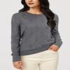 Arach&Cloz Womens Spring Tops 2024 Fashion Long Sleeve Shirt Crew Neck Lightweight Knit Pullover Sweater Blouse Clothes Grey view 3