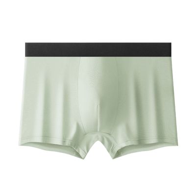 JEsilunmaMY Mens Moisture-Wicking Stretch Boxer Trunks Plus Size Performance Cotton Boxer Brief Athletic Sports Underwear (Green-1PC,6X-Large)