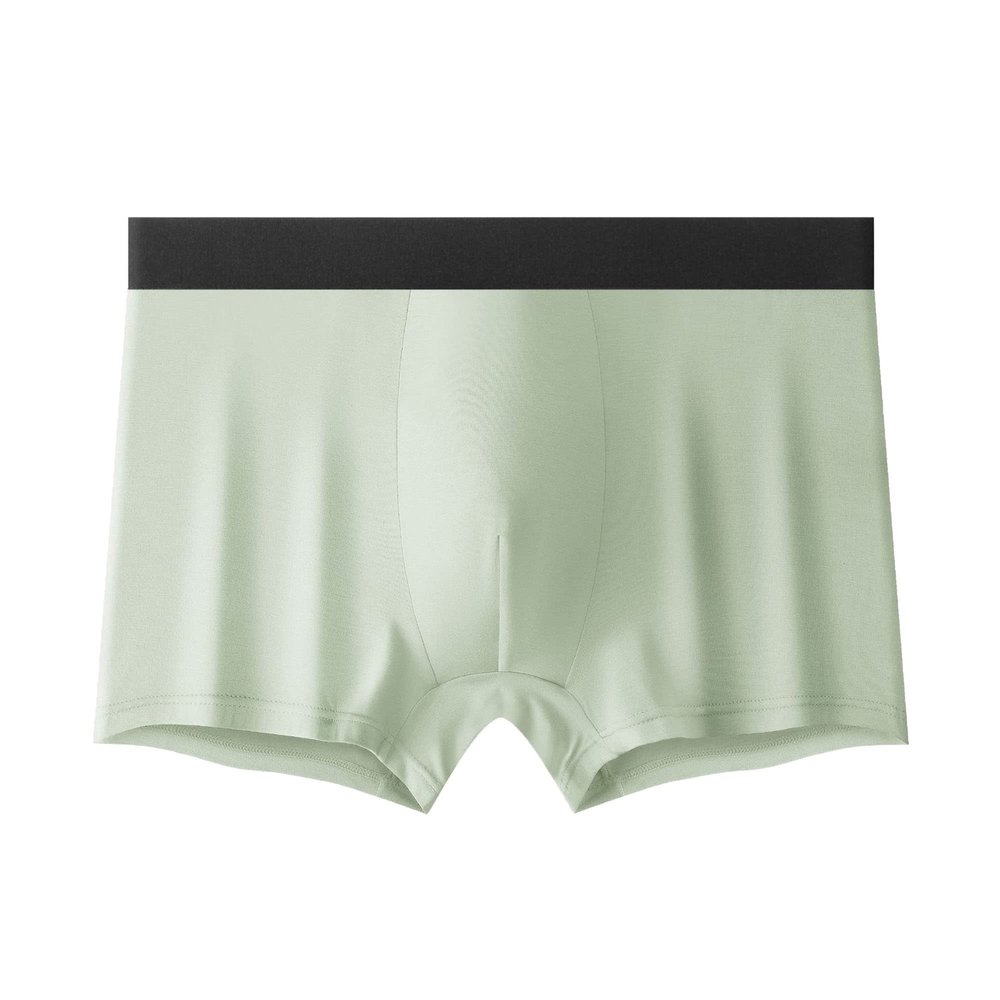 JEsilunmaMY Mens Moisture-Wicking Stretch Boxer Trunks Plus Size Performance Cotton Boxer Brief Athletic Sports Underwear (Green-1PC,6X-Large)