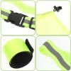 Toddmomy 1set Reflective Safety Belt Set Armband and Ankle Bands for Night Running Cycling and Outdoor Activities High Visibility Reflective Gear for Enhanced Safety view 4