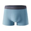 JEsilunmaMY Mens High Stretch Cotton Boxer Trunks Moisture-Wicking Breathable Underwear Soft Comfortable Pouch Boxer Briefs (Blue-1PC,3X-Large) view 1