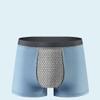 JEsilunmaMY Mens High Stretch Cotton Boxer Trunks Moisture-Wicking Breathable Underwear Soft Comfortable Pouch Boxer Briefs (Blue-1PC,3X-Large) view 3