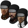 Red Plume 3PCS Balaclava Full Face Mask Ski Mask UV Protection Cover Motorcycle Full Face Mask for Men Women Outdoor Sports view 1