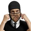 Red Plume 3PCS Balaclava Full Face Mask Ski Mask UV Protection Cover Motorcycle Full Face Mask for Men Women Outdoor Sports view 3