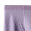 JEsilunmaMY Mens Jacquard Boxer Briefs Mid Waist Ice Silk Seamless Boxer Trunks Solid Color Lightweight Breathable Underwear (Purple-3PC,X-Large) view 2