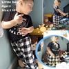 Ekouaer Boys 3 Pack Pajama Pants Soft Elastic Waist Kids Pajama Bottoms Plaid Lounge Pants with 2 Pockets view 2
