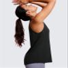 CRZ YOGA Halter High Neck Workout Tops for Women Flowy Cami Sleeveless Tank Athletic Yoga Shirts Black XX-Small view 4