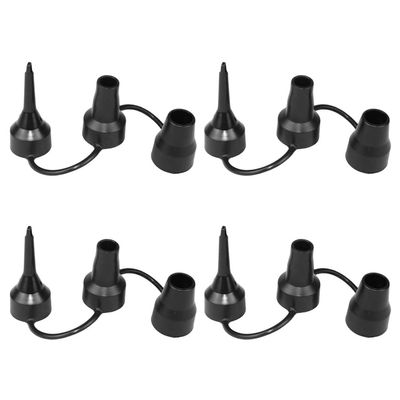 4pcs Pump Nozzles Plastic Inflatable Mattress Replacement Accessories for Quick Inflate Deflate Includes for Pools Toys Sofas