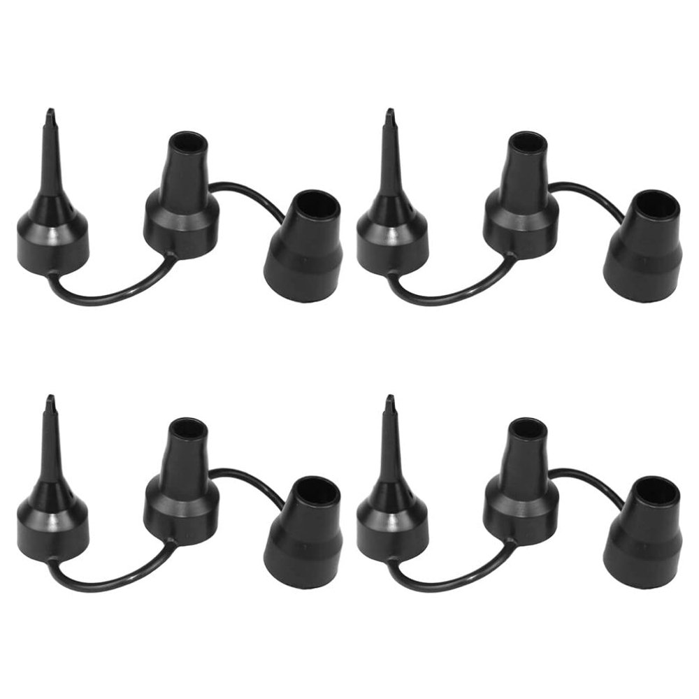 4pcs Pump Nozzles Plastic Inflatable Mattress Replacement Accessories for Quick Inflate Deflate Includes for Pools Toys Sofas